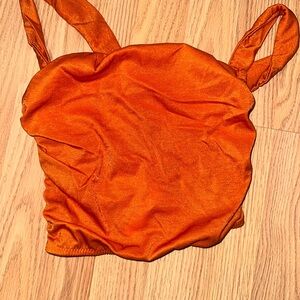 Free People Orange Camisole Top